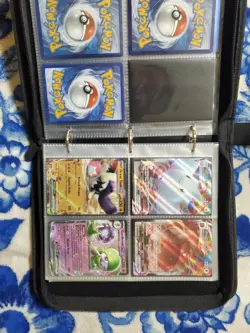 HITS ONLY 60 Cards Pokemon Card Binder Collection Multiple Sets LP/NM - Image 4