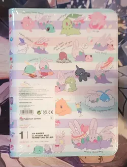 Pokemon Center TCG: We're Goomy Zip Binder 9 Pocket 360 Cards Storage NEW SEALED - Image 1