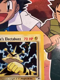 Pokemon TCG Lt. Surge's Electabuzz Gym Heroes Holo Card 6/132 Unlimited Rare HP - Image 4