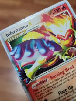 MP Infernape Lv.X HOLO RARE DP10, Vintage Diamond and Pearl Pokemon Promo Card!! - Image 2