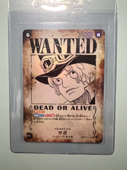 Sabo Wanted SEC SP OP13-120 Carrying on His Will ONE PIECE Card Game Japanese - Image 1