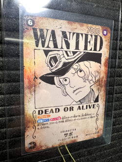 Sabo Wanted SEC SP OP13-120 Carrying on His Will ONE PIECE Card Game Japanese - Image 4