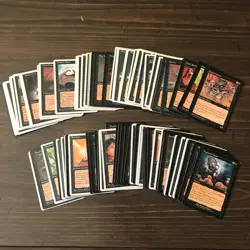 7Lbs 6oz BLACK VINTAGE BULK CARD LOT -Magic the Gathering NM-HP MTG ***READ*** - Image 2