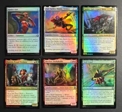 Magic The Gathering Spider-Man - UNCOMMON FOIL LOT - (6) Cards - Image 1
