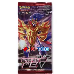 Pokemon Cards Sword & Shield "Shield V" S1H Booster Pack 1EA Korean Ver - Image 1