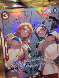 NAMI & NICO ROBIN One Piece Waifu Goddess CUSTOM CARD NM - Image 3
