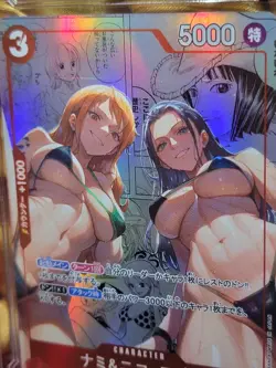 NAMI & NICO ROBIN One Piece Waifu Goddess CUSTOM CARD NM - Image 4