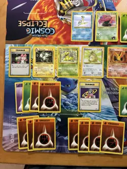 Vintage Pokemon Card Lot WOTC Holo Etc Fire Moltres Lapras Vileplume - Image 3