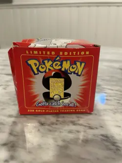 Vintage 1999 Pokemon 23k Gold Plated Trading Card Mewtwo - Image 4