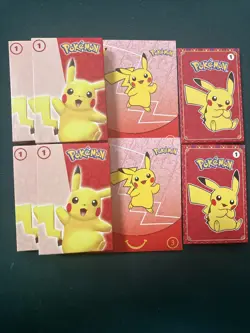8 Packages Of McDonald's Pokemon Anniversary Cards - Unopened - Image 1