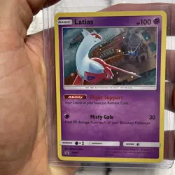 Pokemon TCG Latias - SM87 SM Black Star Promo SM87 Holo Promo LP/NM 2017 Card - Image 2