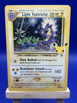Light Toxtricity SWSH137 SWSH: Sword & Shield Promo Cards Holo - Image 1