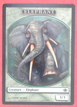 MTG Singles - Elephant Token - Duel Decks: Garruk vs. Liliana (DDD) -C789 - Image 1
