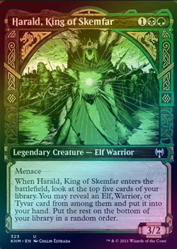 Harald, King Of Skemfar - Showcase - FOIL - NM MTG KHM - Kaldheim 323 - Image 1