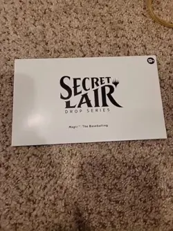 MTG The Baseballing Secret Lair New Sealed Nonfoil Great fantasy baseball prize - Image 1