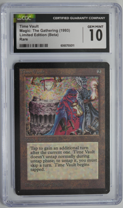 Time Vault Beta CGC 10 Graded MTG Magic: the Gathering 1993 - Image 1