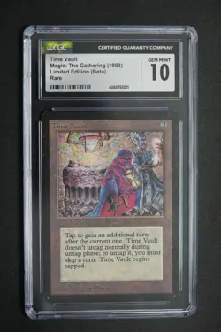 Time Vault Beta CGC 10 Graded MTG Magic: the Gathering 1993 - Image 2