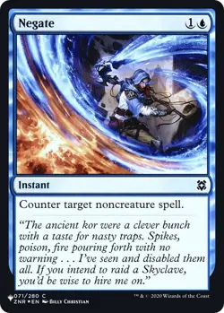 Negate (ZNR) - The List Reprints (LIST) FOIL NM Near Mint FOIL - Image 1