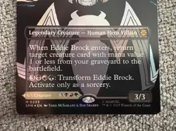 Magic The Gathering - Eddie Brock 233 Borderless Marvel Spider-Man Foil NM - Image 4