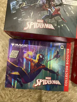 Magic: The Gathering MTG Marvel's Spider Man Bundle Collector Booster Scene Art - Image 3