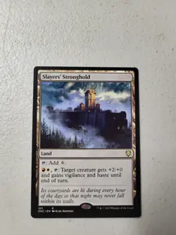 SLAYERS' STRONGHOLD mtg NM-M Commander Phyrexia 1 Rare NM Free Shipping - Image 1