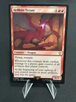 Hellkite Tyrant Magic the Gathering Commander: FINAL FANTASY #295 Rare - Image 1
