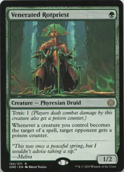 Venerated Rotpriest R Phyrexia: All Will Be One 192 - LP MTG - Image 1