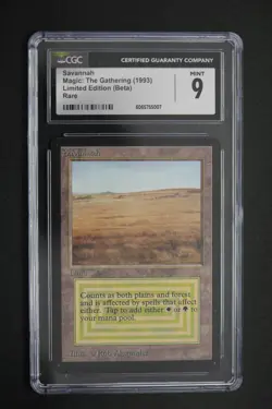 Savannah Beta CGC 9 Graded MTG Magic: the Gathering 1993 - Image 2