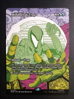 Magic The Gathering Spider-Man - Mindbreak Trap - BORDERLESS MYTHIC RARE - Image 1