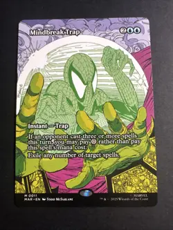 Magic The Gathering Spider-Man - Mindbreak Trap - BORDERLESS MYTHIC RARE - Image 3