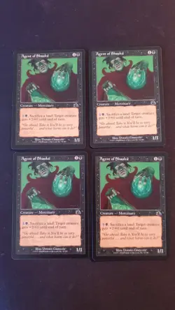 MTG Magic **AGENT OF SHAUKU (x4)** Prophecy, Playset, English, Lightly Played - Image 1