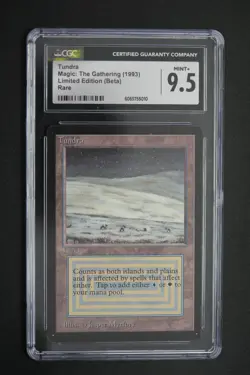 Tundra Beta CGC 9.5 Graded MTG Magic: the Gathering 1993 - Image 2