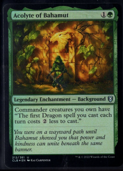 Acolyte of Bahamut 212/361 Uncommon Foil Baldur's Gate Magic TCG NM - Image 1