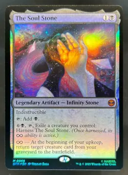 2025 Magic The Gathering Marvel's Spider-Man The Soul Stone Foil #0066 - Image 1