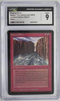 Raging River Beta CGC 9 Graded MTG Magic: the Gathering 1993 - Image 1