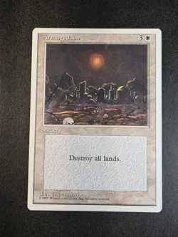 Armageddon Magic the Gathering Fourth Edition Rare 1995 - Image 1