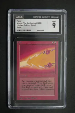 Fork Beta CGC 9 Graded MTG Magic: the Gathering 1993 - Image 2