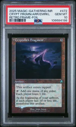 2025 MTG INNISTRAD REMASTERED #472 AURORA OF EMRAKUL/CRYPTOLITH FRAGMENT PSA 10 - Image 1