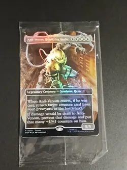 Magic the Gathering Anti Venom Horrifying Healer Card from marvel legends agent - Image 1