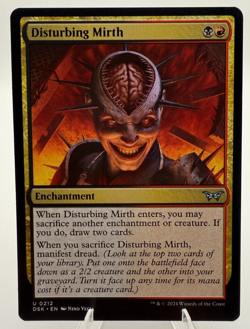 MTG Disturbing Mirth - Duskmourn #212 - Near Mint - Image 1