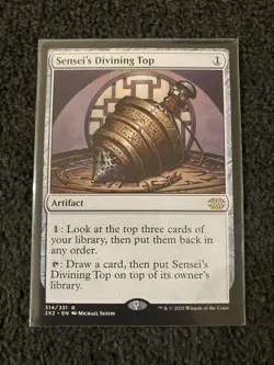 Magic The Gathering MTG - Sensei's Divining Top - Double Masters 2022 - Image 1