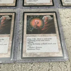 Lot of (5) 1995 MTG Magic The Gathering Card Blessed Wine Instant White Ice Age - Image 2