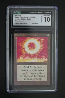 Sol Ring Beta CGC 10 Graded MTG Magic: the Gathering 1993 - Image 2