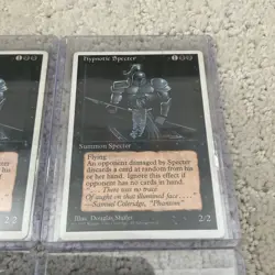 Lot of (4) 1995 and Illusion Hypnotic Specter Mtg Fourth Edition RARE - Image 2