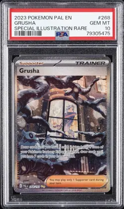 2023 POKEMON PAL EN-PALDEA EVOLVED SPECIAL ILLUSTRATION RARE #268 GRUSHA PSA 10 - Image 1