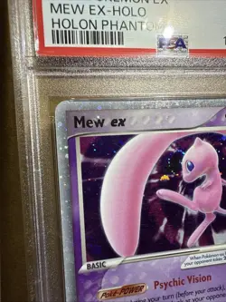 PSA 7 NM 2006 POKEMON EX HOLON PHANTOMS SET MEW EX HOLO CARD 100/110 - Image 2