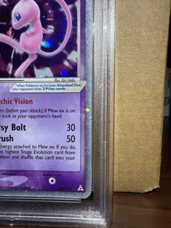 PSA 7 NM 2006 POKEMON EX HOLON PHANTOMS SET MEW EX HOLO CARD 100/110 - Image 5