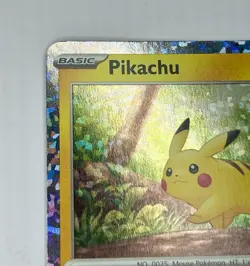2024 McDonalds Happy Meal Toy: Pokemon Card Pikachu 002/015 Holo - Image 3