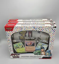Lot of 3 Pokemon TCG Scarlet & Violet 151 Poster Collection Boxes Factory Sealed - Image 1