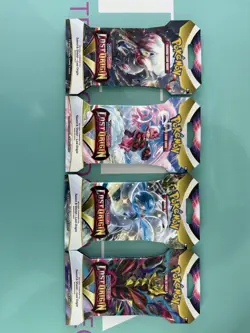 4 Pokemon Lost Origin Sleeved Booster Packs - One Of Each Artwork - New & Sealed - Image 1